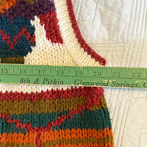 Vintage Hand Knit Huntington Ridge Sweater Vest - Picture 5 of 7